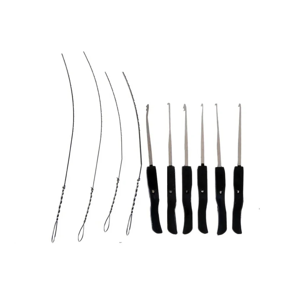 8-Piece Lock Pick Set – Stainless Steel Locksmith Tools, Broken Key Extractor, Auto Remove Hooks for DIY Hand Tools