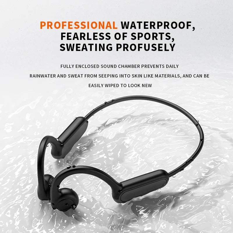 Xiaomi Mijia Real Bone Conduction Sport Headphones – Wireless Bluetooth Earphones with Mic, Hands-Free for Running