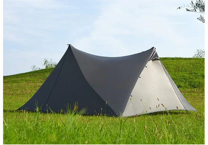 ASTA GEAR Yun Chuan 15D Nylon Ultralight Tent – Double-Sided Silicon-Coated, Rodless Pyramid Design for Camping & Hiking