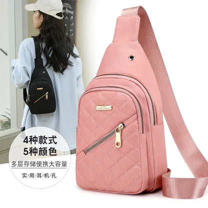 Best-Selling Women's Embroidered Backpack – Crossbody Leisure Shoulder Bag with Composite Fabric