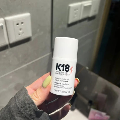 K18 Leave-In Molecular Repair Hair Mask – Deep Conditioning Keratin Treatment for Smooth, Healthy Hair (50ml/150ml)