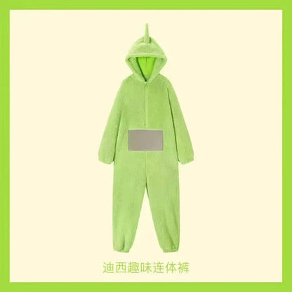 Teletubbies Adult & Kids Pajamas Costume - Soft Long Sleeve Unisex Cosplay Party Wear