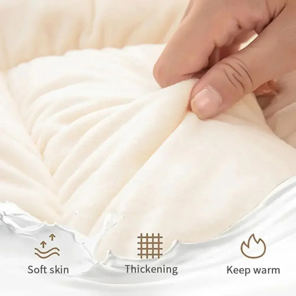 Luxury Thick Chair Cushion with Back Support – Non-Slip Soft Pad for Office, Student, Patio, Garden & Rocking Chairs