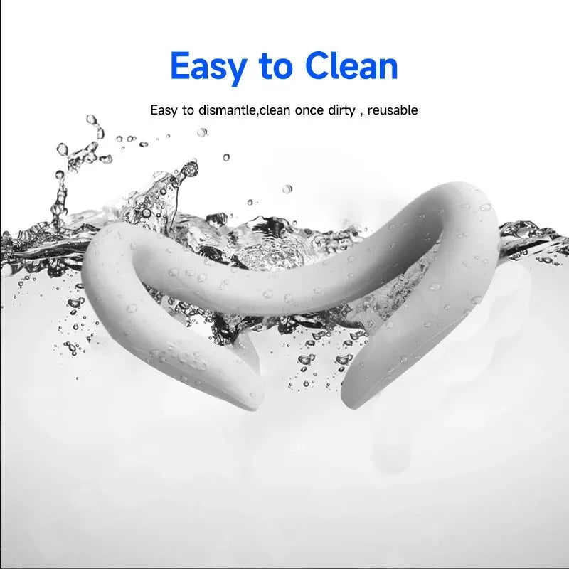 FICEP Silicone Face Cover for Meta Quest 3 — Replacement Dust & Sweat-Resistant Protective Mask Accessory