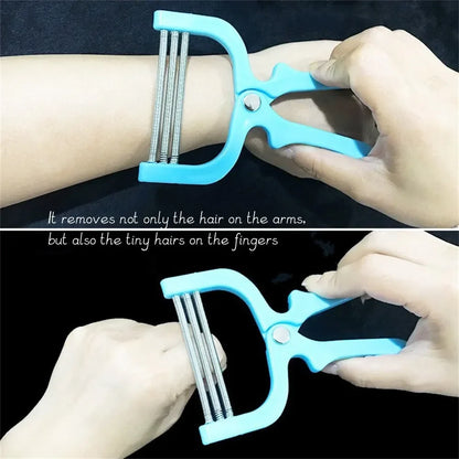 Handheld Facial Hair Remover Spring Roller – Safe Reusable Mustache & Face Hair Removal Tool for Women