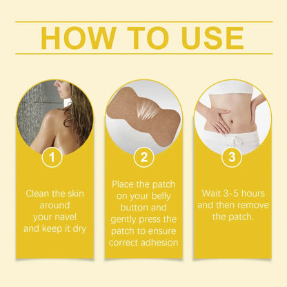 Body Shaping Patches – Fast Fat Burning & Lymphatic Slimming Stickers for Stomach & Belly, Reduce Swelling for Men & Women
