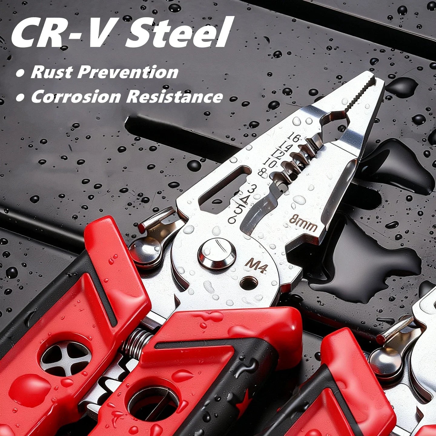 18-in-1 Multifunction Electrician Pliers – Wire Stripper, Crimper & Cutting Tool for Professional Electrical Work & Repair