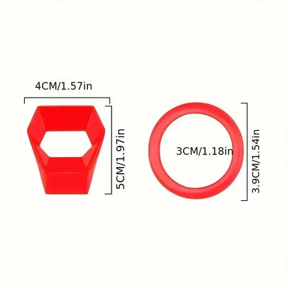 Car Engine Start/Stop Button Cover – Decorative Push Button Sticky Auto Accessory for Car Interior Styling