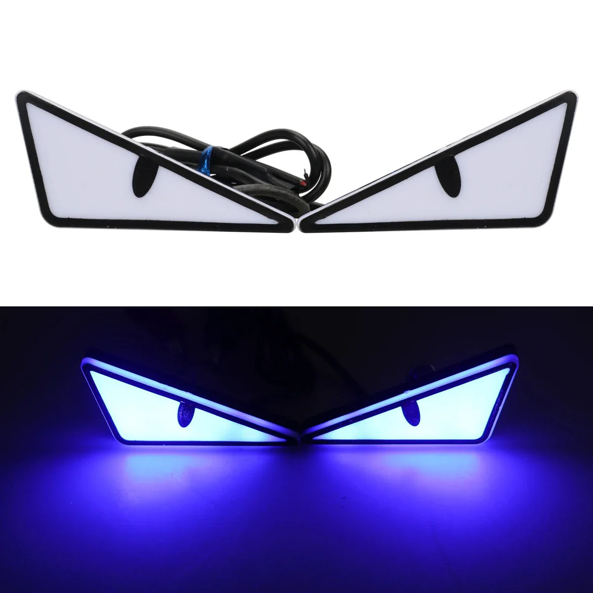 Universal Car LED Devil Eyes Lights - Demon Eye Headlight & Mini Turn Signal Tail Lamp for Cars and Motorcycles