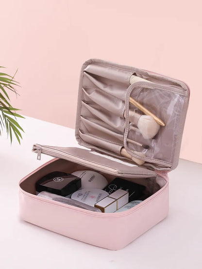 Portable Ladies Cosmetic Bag: High-Appearance Index, Large-Capacity Travel Washing Bag - 3D Makeup Storage
