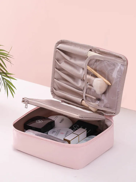 Portable Ladies Cosmetic Bag: High-Appearance Index, Large-Capacity Travel Washing Bag - 3D Makeup Storage