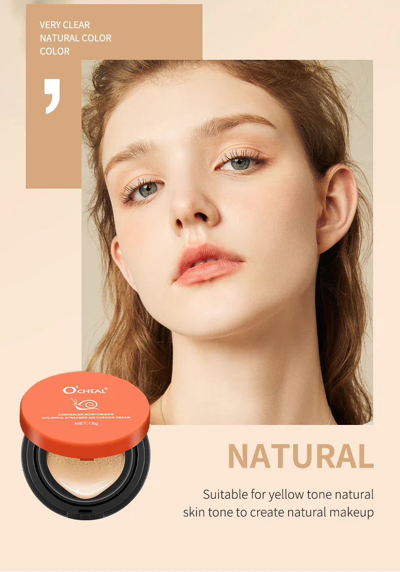OCHEAL Whitening BB Cream – Face Foundation Concealer & Air Cushion Makeup for Girls, Original Facial Beauty Cream