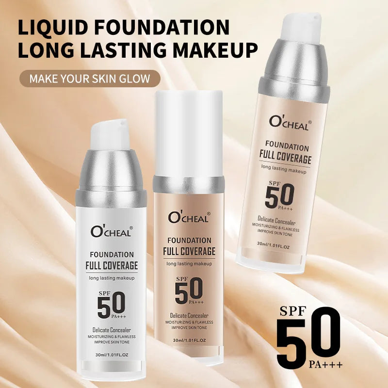 Color Changing Liquid Foundation – Concealer, Face Primer, Long-Lasting Moisturizing BB Cream Base Makeup for Women