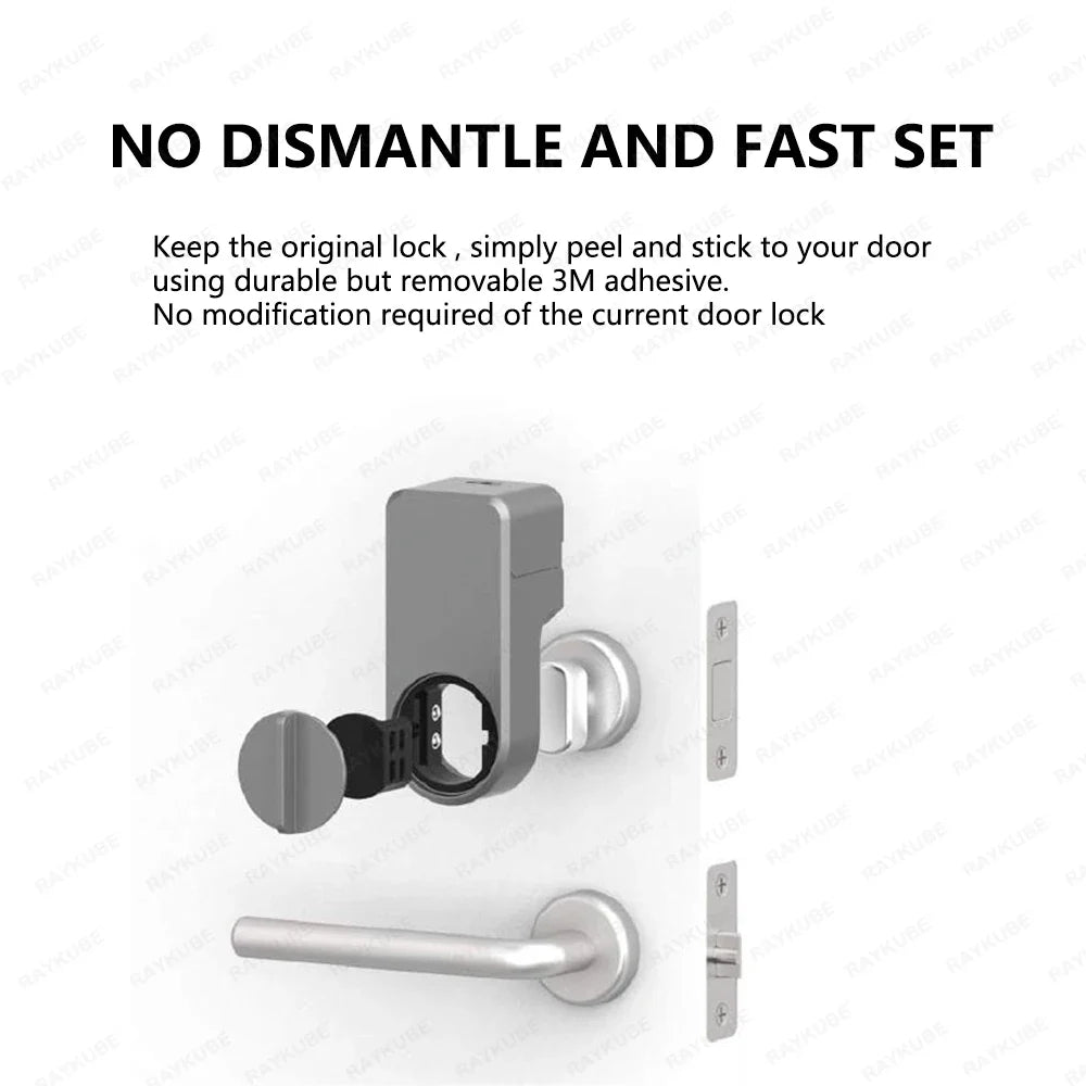 A1 Pro Max Bluetooth Smart Door Lock – Tuya APP Remote Control, Keyless Entry, Smart Life Compatible, DIY Easy Installation