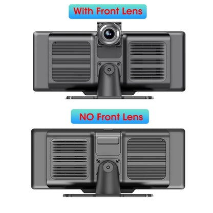 10.26'' 4K Dash Cam Car Mirror Video Player - Wireless CarPlay, Android Auto, GPS, and Rearview Camera Monitor