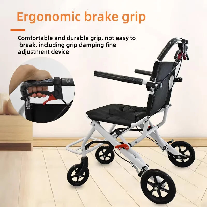 Lightweight Mobility Wheelchair – Medical-Grade Chair for Elderly & Disabled Adults