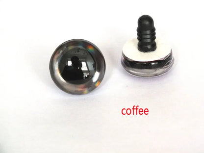 20PCS 3D Colorful Trapezoid Doll Eyes — 12 Colors, Sizes 9mm–35mm for DIY Crafting & Toy Making