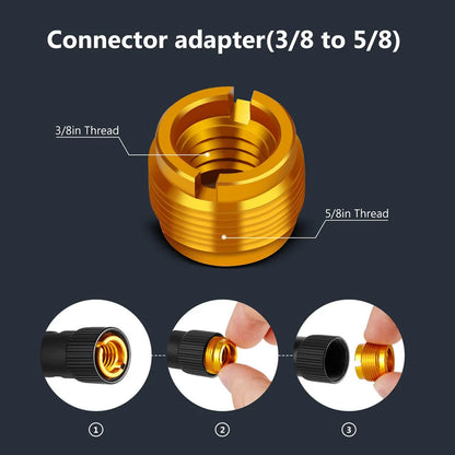Universal Microphone Shock Mount - Anti-Vibration Isolation Clip Holder for 42.4mm Condenser Microphones