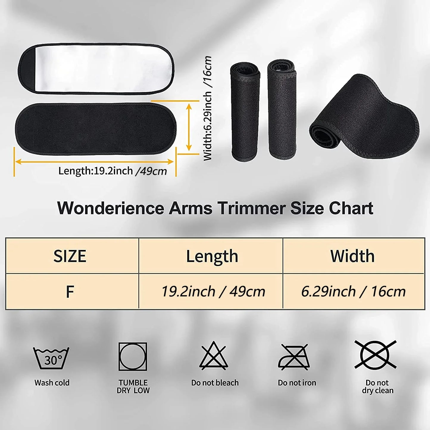 Women's Arm Trimmers - Sauna Sweat Arm Shaper Bands - 1pc