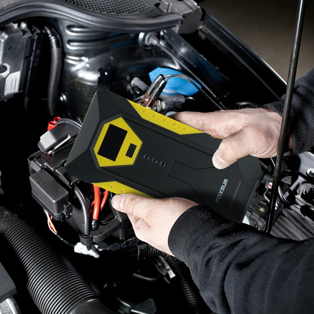 26800mAh Car Jump Starter Power Bank - 12V Portable Battery Booster Charger with 800A Emergency Starter for Car