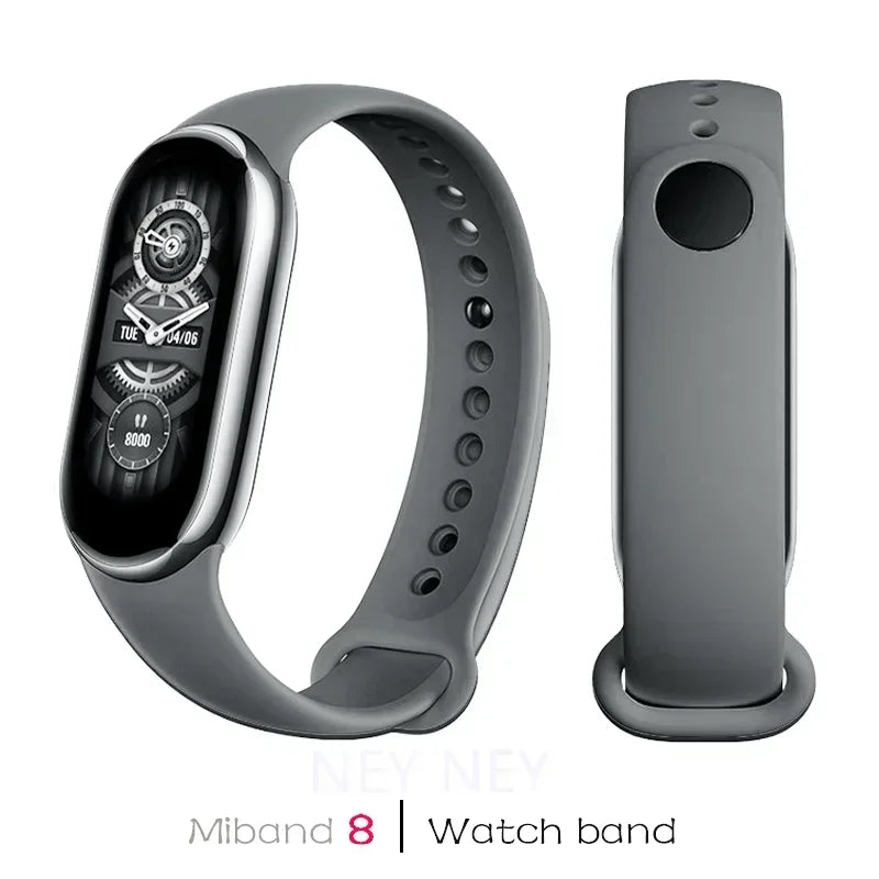 Sport Silicone Strap for Xiaomi Mi Band 9/8 NFC – Replacement Smartwatch Wristband Bracelet