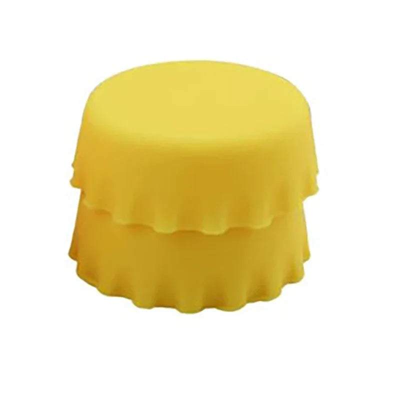 2/6/12pcs Silicone Beer Bottle Caps – Preservative Covers for Wine, Vinegar, Soy, and Cocktail Bottles