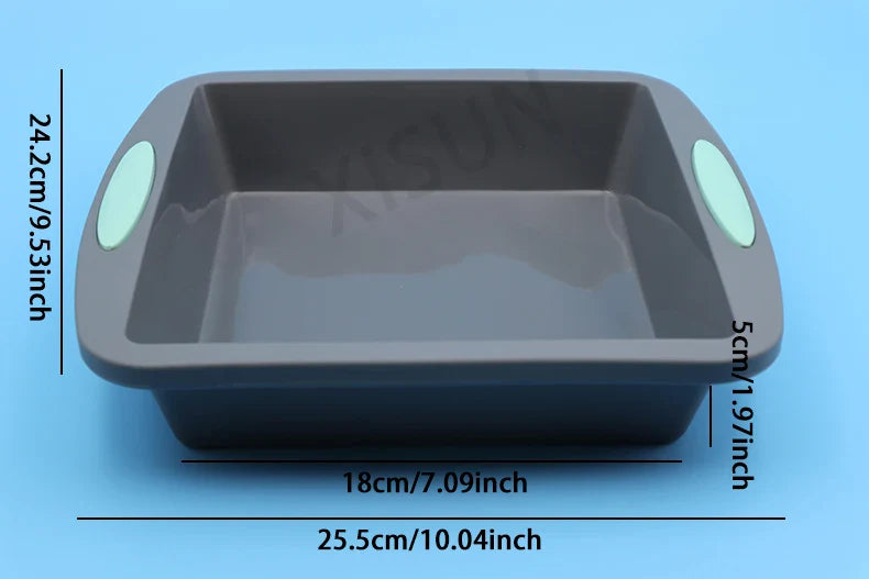 Heat Resistant Silicone Bakeware Set - Loaf, Bread, Muffin, Donut, and Cake Baking Tray Oven Pan Set