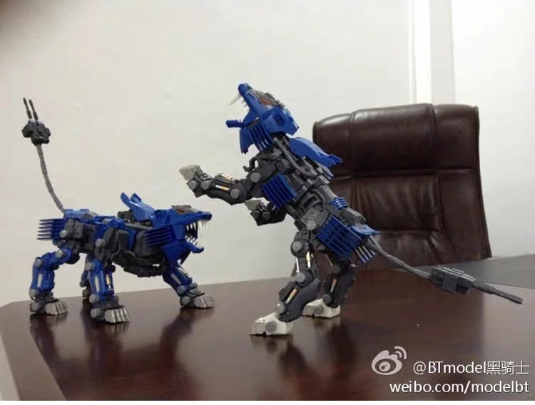 BT ZOIDS RPZ-03 Shield Liger Model Kit — 1:72 Scale Full Action Plastic Building Blocks for Birthday & Christmas Gifts