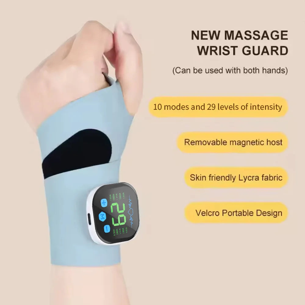 Electric Cordless Hand & Wrist Massager – USB Rechargeable Vibration Device for Carpal Tunnel, Tenosynovitis & Fatigue Relief
