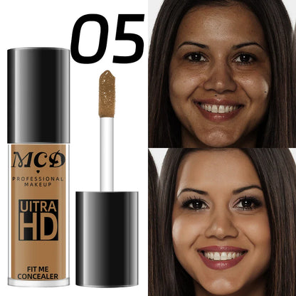 9-Color Matte Foundation Cream – Waterproof, Moisturizing Liquid Concealer for Full Coverage Professional Face Makeup