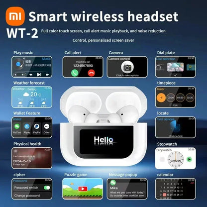 Xiaomi Tour Pro6 ANC Wireless Earbuds – LED Screen, Noise-Cancelling Bluetooth Headphones with Mic, Sports Earphones for Android & iOS