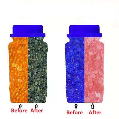 500g Color-Changing Silica Gel Packs — Reusable 3D Printer Desiccant Moisture Absorber for Christmas & Humidity Control