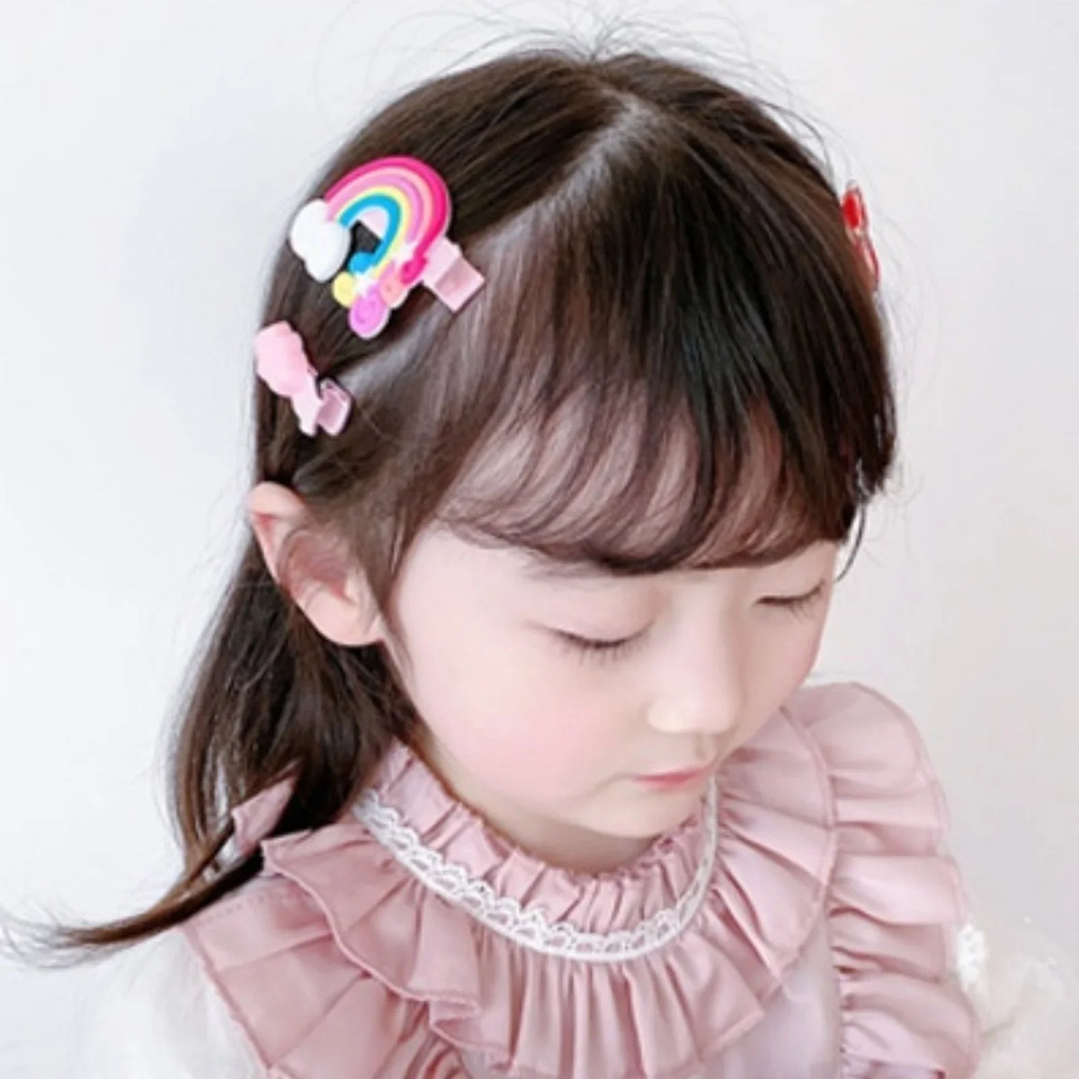 Girls Cartoon Unicorn Hair Clips - Cute Kids Hairpins, Barrettes and Fashion Hair Accessories Set
