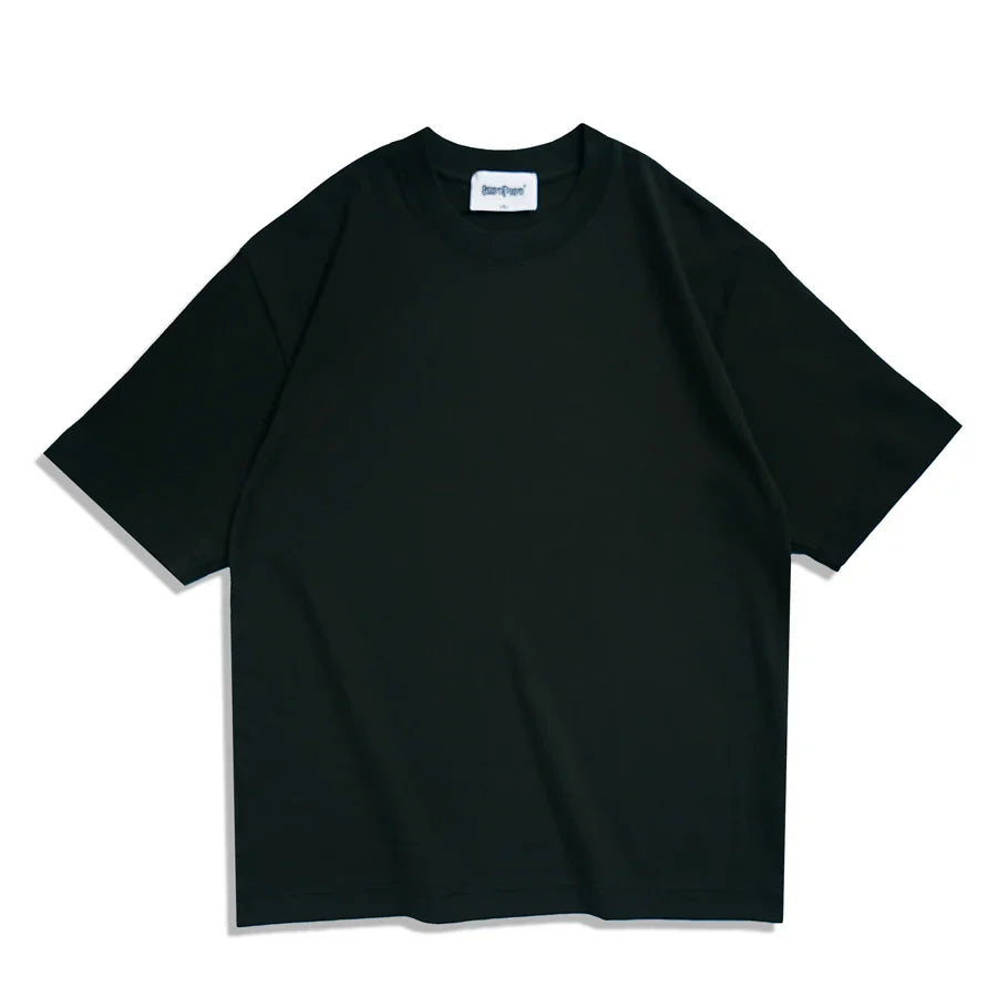 WAVLATII Oversized Summer T-Shirt – Unisex Korean Streetwear Solid Color Casual Tee for Men & Women, Basic Loose Fit Top