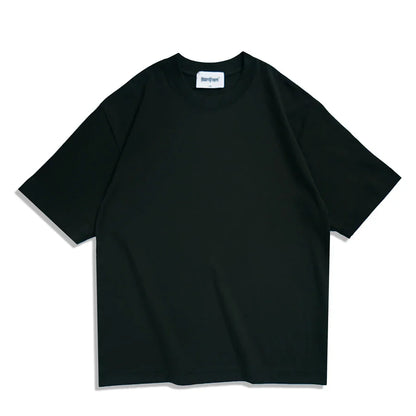 WAVLATII Oversized Summer T-Shirt – Unisex Korean Streetwear Solid Color Casual Tee for Men & Women, Basic Loose Fit Top