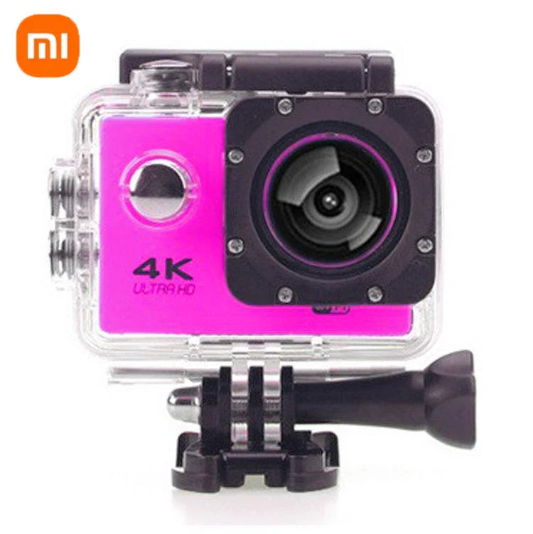 FXiaomi 4K Ultra HD Action Camera — 30fps WiFi Waterproof Sports Camera with 2.0" Display, 170° Lens for Cycling & Vlogging