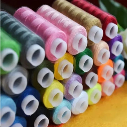 100-Color Sewing Thread Set - 250Yd Spools of Polyester Thread for Hand & Machine Sewing