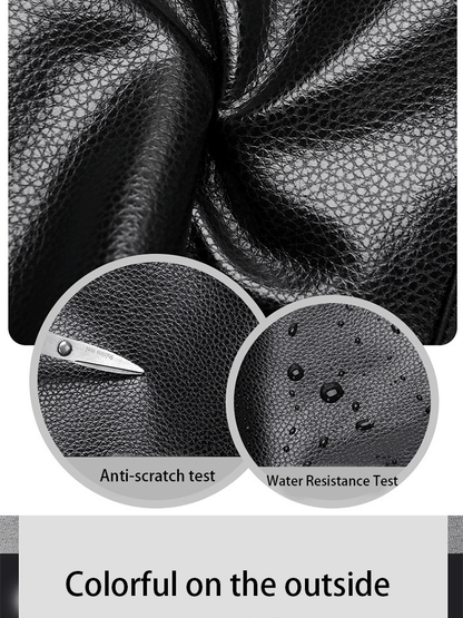 Retro Short Trip Bag – Large Capacity Sports, Motorcycle, and Training PU Waterproof Leisure Fitness Bag