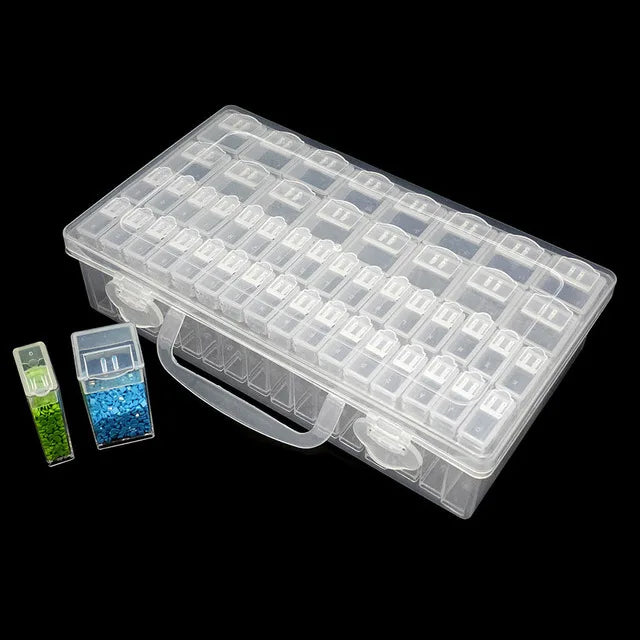 Diamond Painting Storage Box – 5D DIY Container for Tools, Embroidery Accessories & Drill Storage