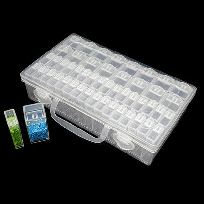 Diamond Painting Storage Box – 5D DIY Container for Tools, Embroidery Accessories & Drill Storage