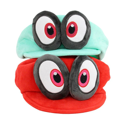 Anime Mario & Luigi Plush Hats — Kawaii Cappy, Princess Peach, Waluigi, Wario & Mushroom Stuffed Dolls, Birthday Gifts for Kids
