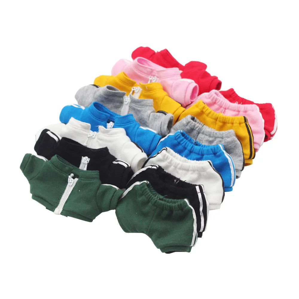 Fashion Sports Outfit for 15cm/17cm Labubu Dolls – Peaked Cap Suit Ropa Labubu Doll Clothes Accessories