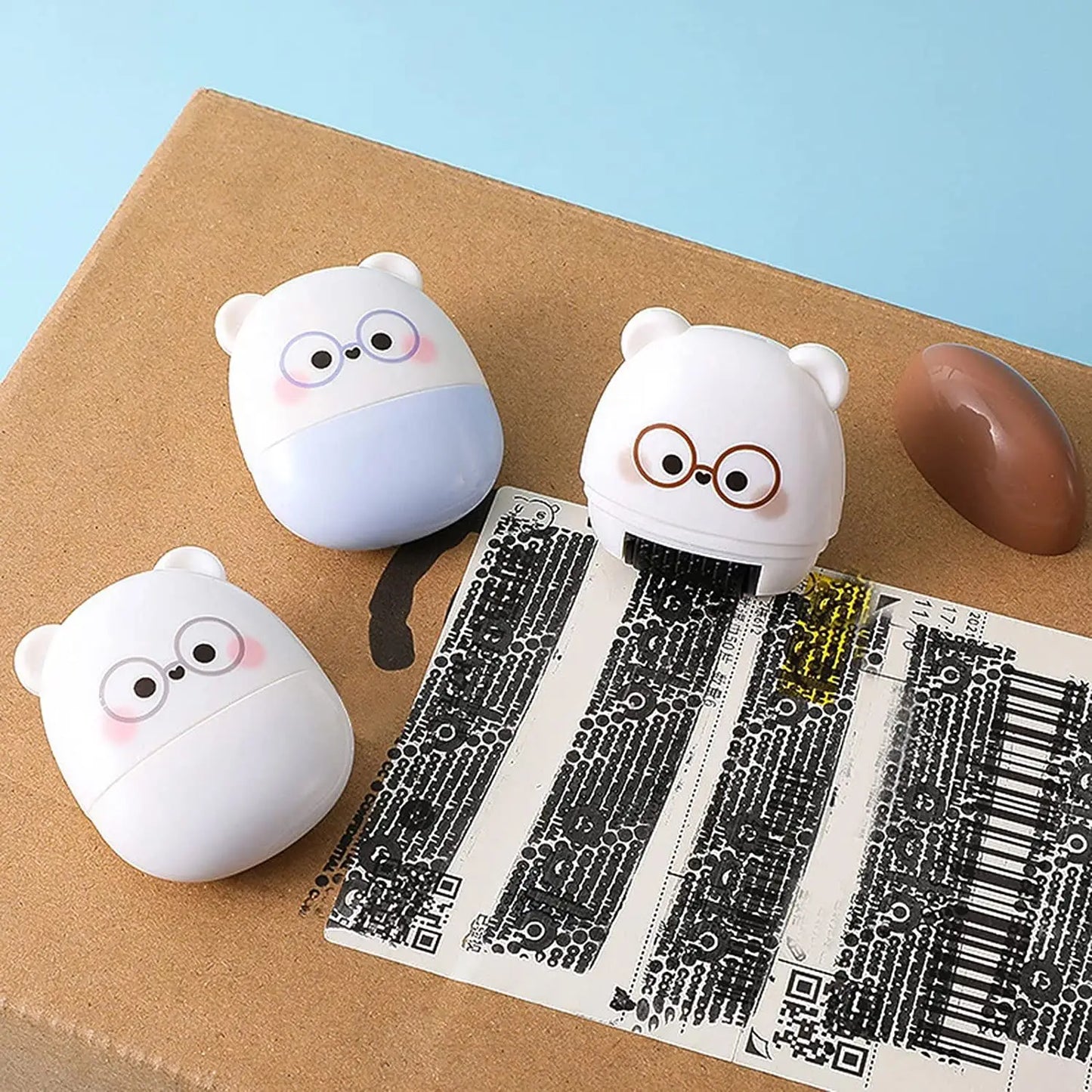 Portable Data Protection Roller Stamp: Messy Code Privacy Confidential Guard for Security Seal Against Data Theft