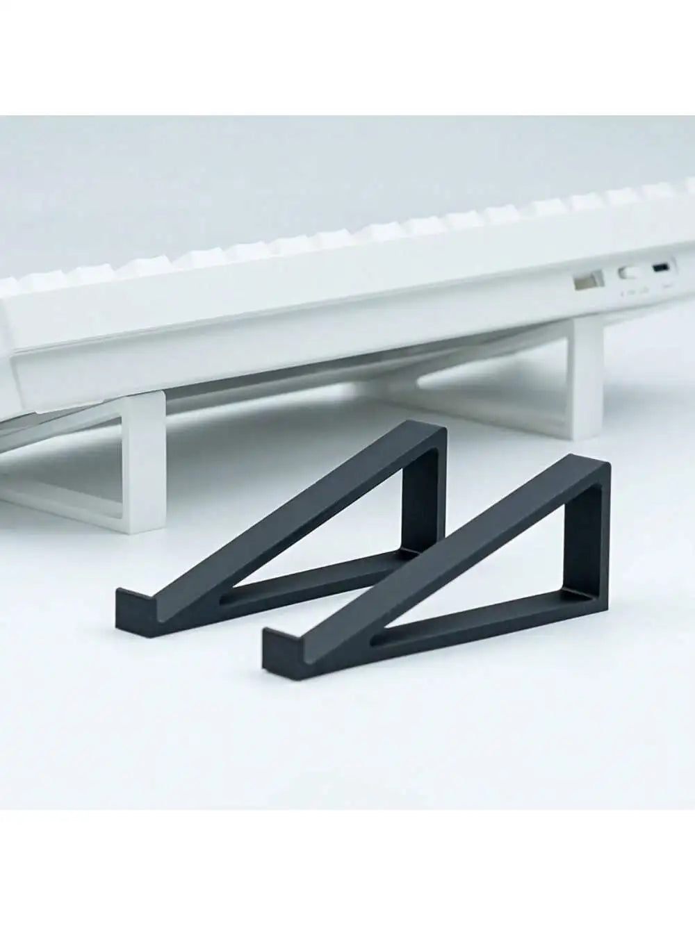 Keyboard Lifting Bracket Set– Anti-Slip Monitor Stand Risers for Desk Organization, Study & Learning Setup Accessories