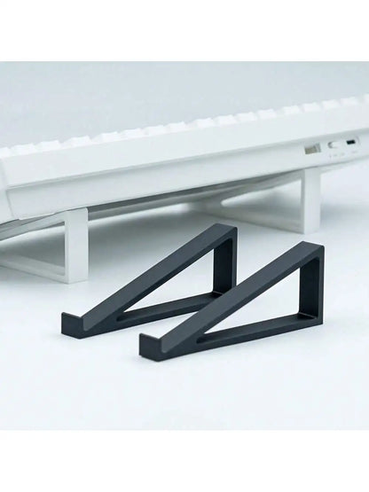 Keyboard Lifting Bracket Set– Anti-Slip Monitor Stand Risers for Desk Organization, Study & Learning Setup Accessories