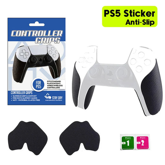Anti-Slip Comfort Stickers for PS5 Controller – Sweatproof Protective Case Accessory