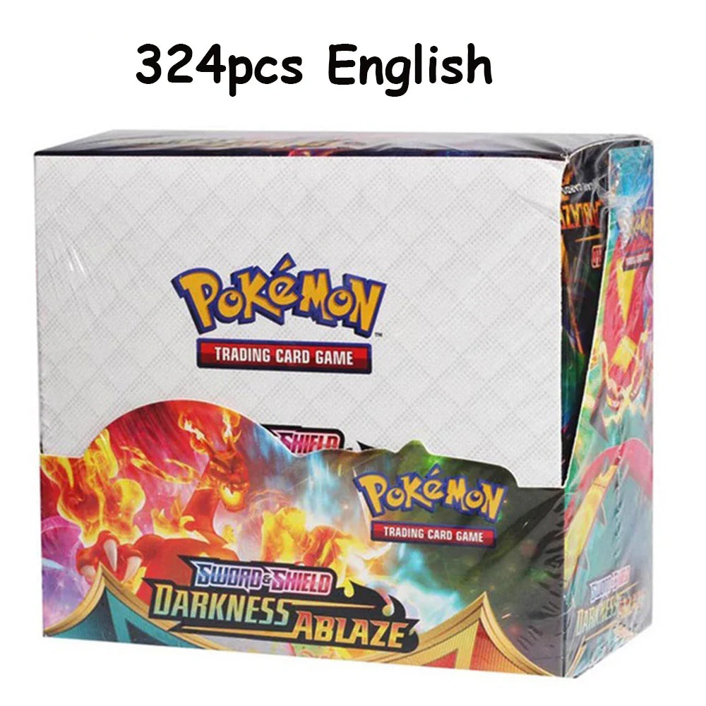 324-Piece Pokémon Cards Set – Sun & Moon XY Evolutions Booster Box, Collectible Trading Card Game Toy for Kids