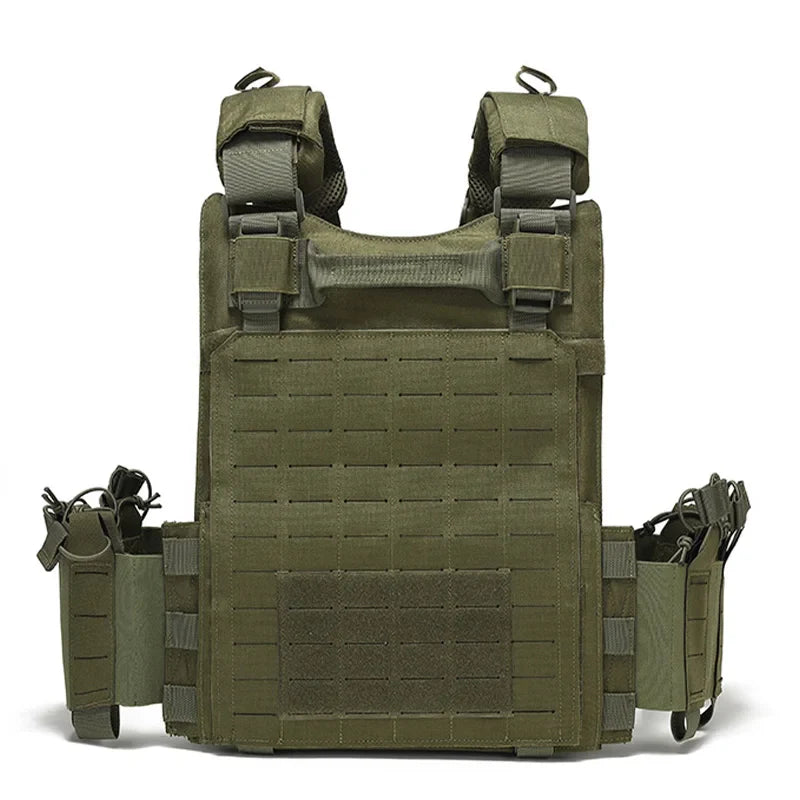 Outdoor Training Vest – Multi-Functional Waterproof MOLLE Expansion Quick-Release Wear-Resistant Tactical Vest