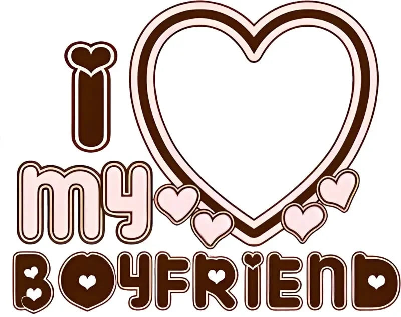 Couple Keychain Set – Custom “I Love My Boyfriend/Girlfriend” Keychains, Valentine’s Gift for Him & Her