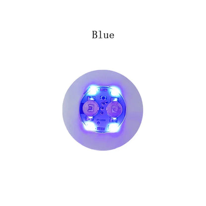 LED Wine Bottle Coasters — Colorful Glowing Stickers for Bar, Wedding, Party Lighting Decor (1/10/20/50PCS)